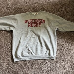 Wisconsin Rugby Gray Sweatshirt